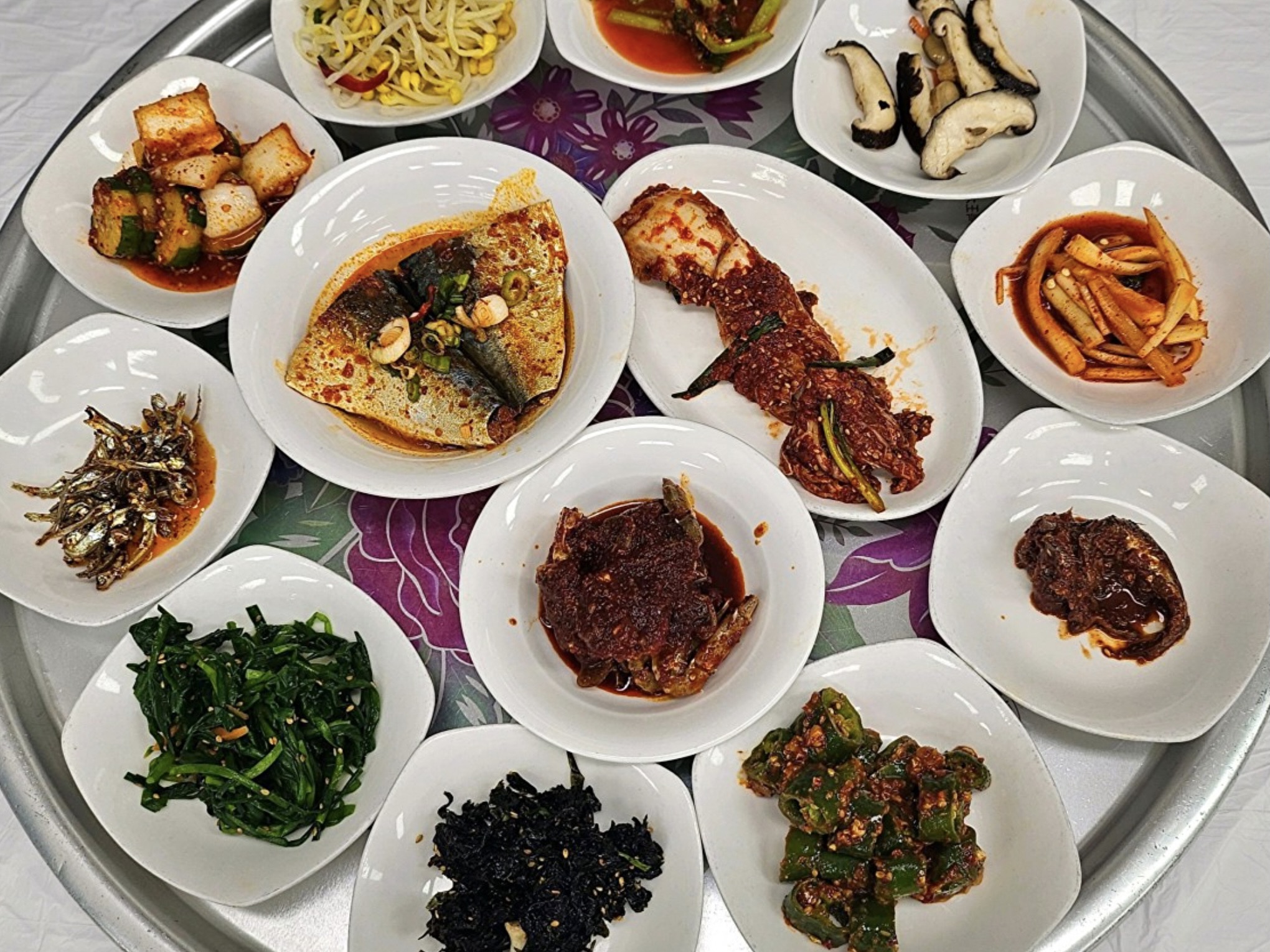 백반기행 영덕 만원 백반 메뉴 사진