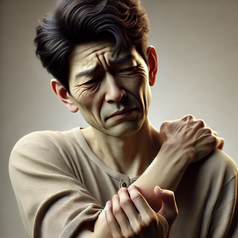 팔꿈치 통증의 다양한 원인과 해결책에 대한 사진