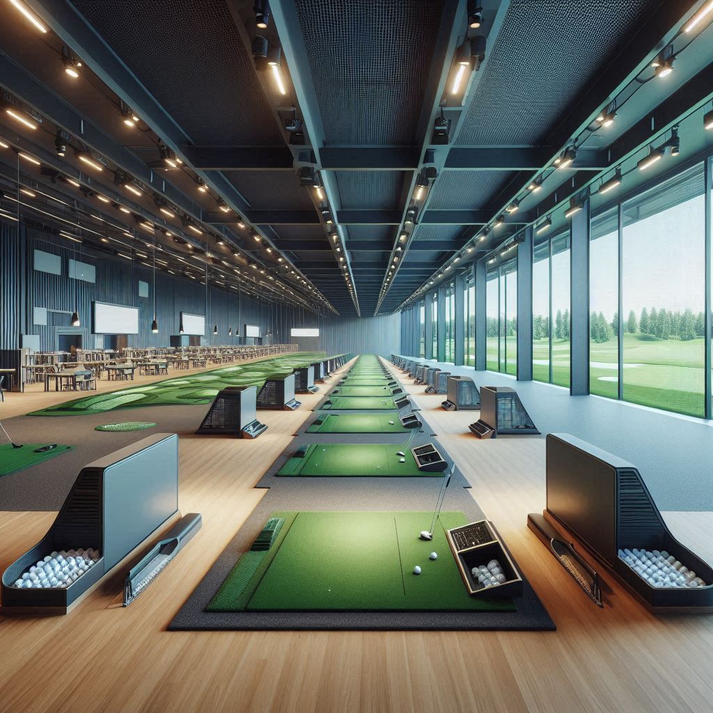 실내골프연습장 배경