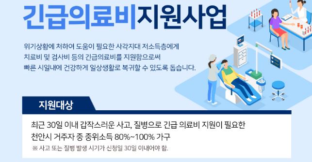 2025년 긴급의료비 &amp; 재난적의료비 지원대상 및 혜택, 신청방법 알아보기