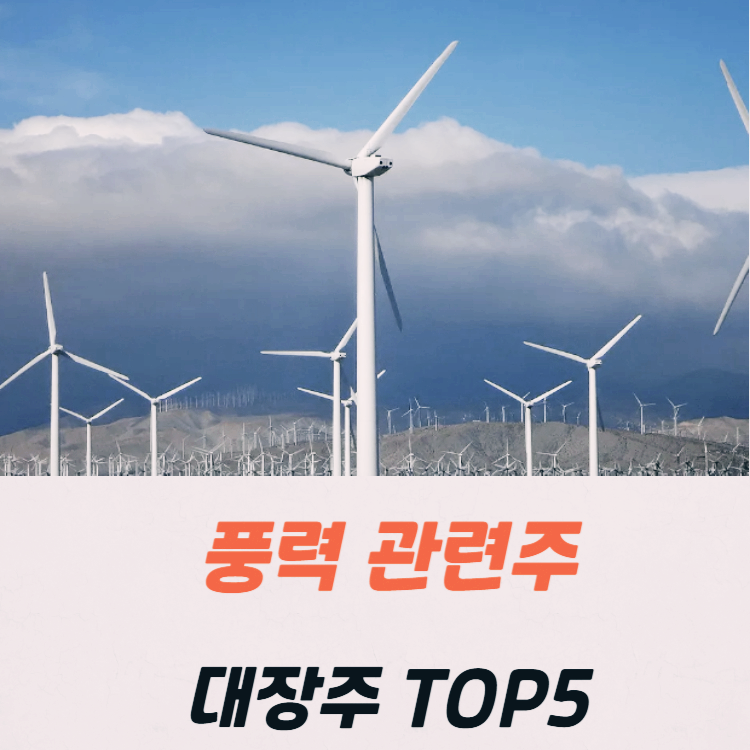 풍력 관련주 대장주 테마주 수혜주 TOP5