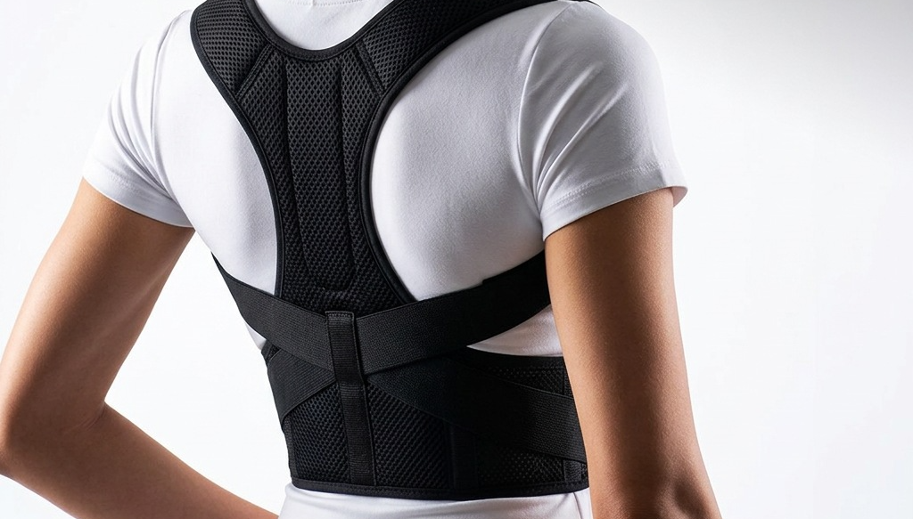 자세교정기 고르는법 굽은등 거북목 원인