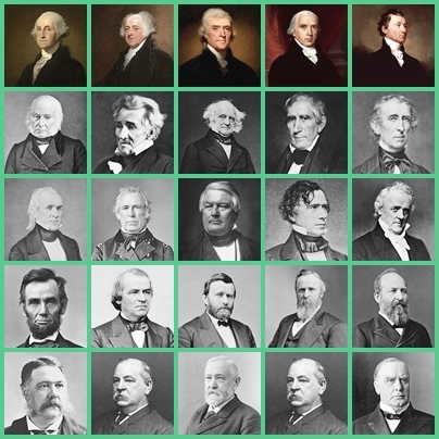 미국대통령-1대-25대