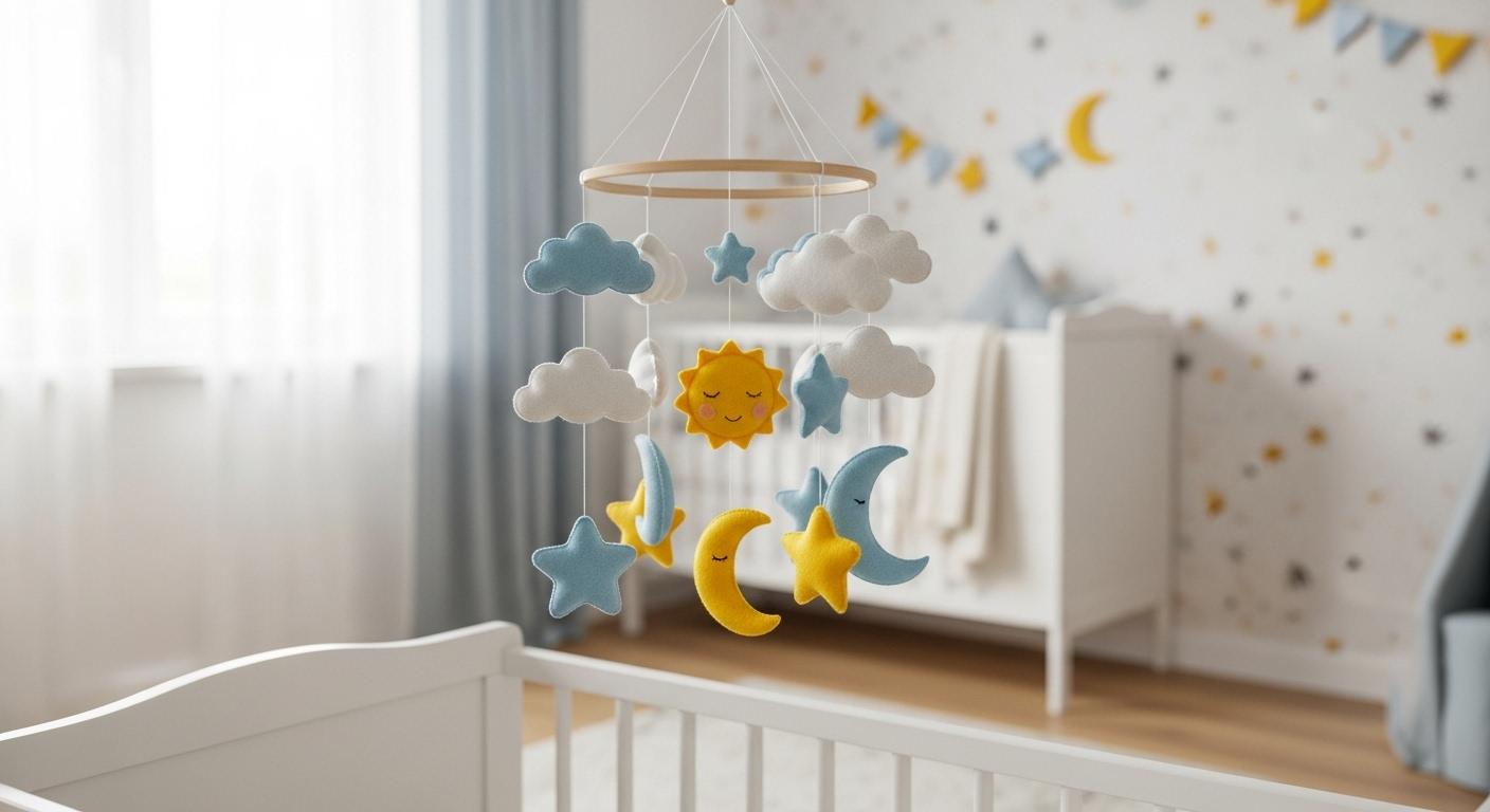 아기방 인테리어 모빌