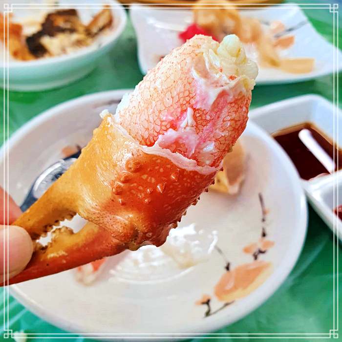 속초, 영금정, 동명항 맛집 현지인 맛집, 살 수율 대박, 대게 요리