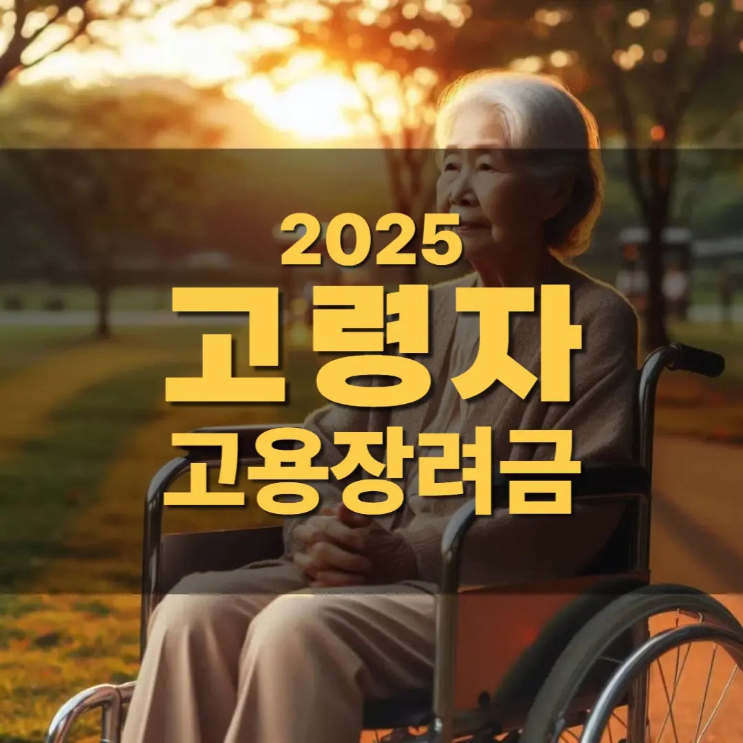 2025 고령자 고용장려금