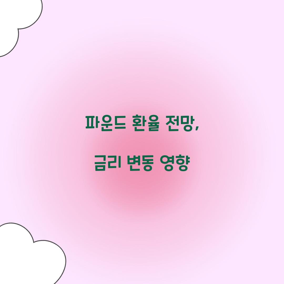 파운드 환율 전망
