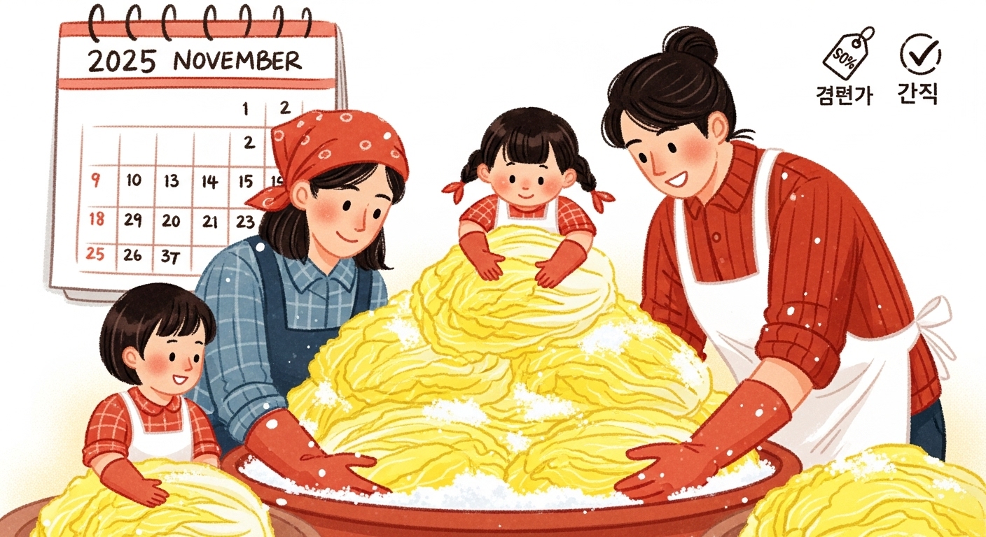 절임배추할인