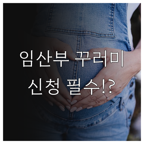 2025년 임산부 친환경 꾸러미 지원..