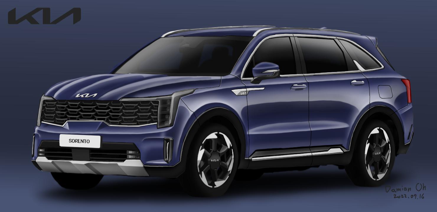 기아 '쏘렌토 페이스리프트' 예상도 (KIA SORENTO FACELIFT)
