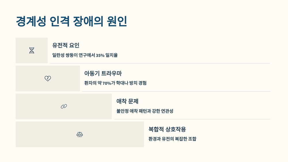 경계성 인격 장애의 원인