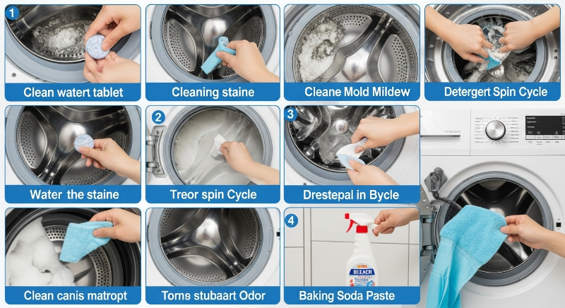 [그거아세요?]세탁기 곰팡이,징글징글,통돌이/드럼 세탁조 청소