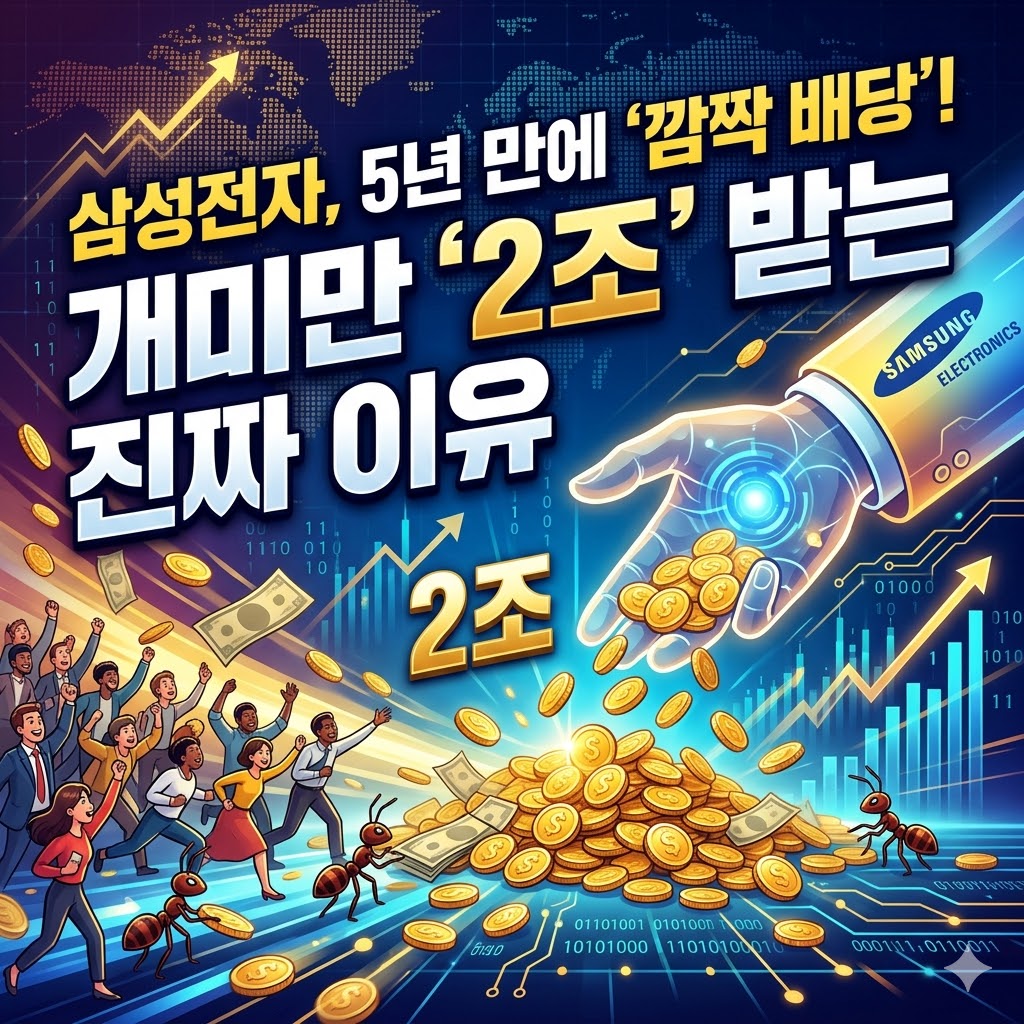 삼성전자, 5년 만에 깜짝 배당…개미만 2조 받는 이유