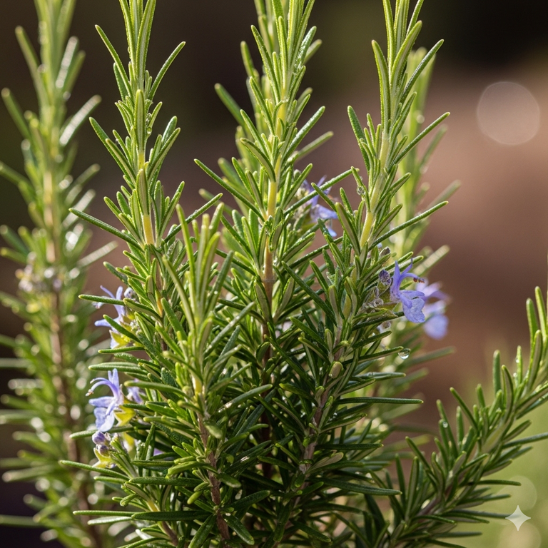 요리와 차에 활용되는 로즈마리 허브.