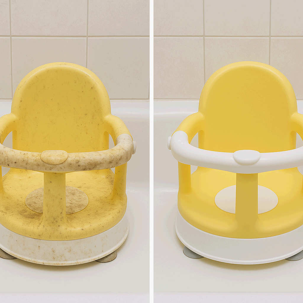 유아용 목욕의자 및 욕조 청결 유지와 소독 방법