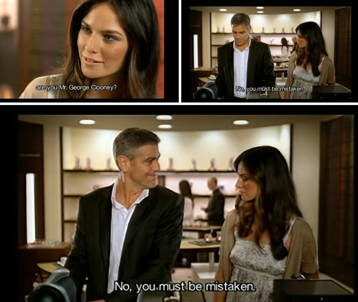 조지클루니,케이티 루이스 사운더스