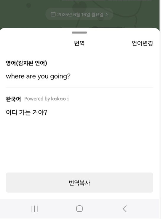 💬 카카오 번역 - 카톡에서 바로 번역하기