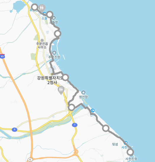 강릉 관광명소 가볼만한곳 걷기 여행 해파랑길 38, 39, 40코스