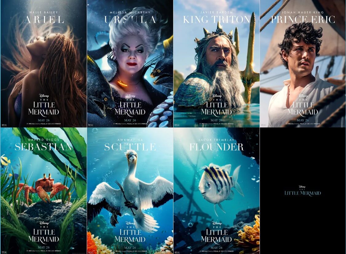 영화-인어공주-캐릭터-포스터