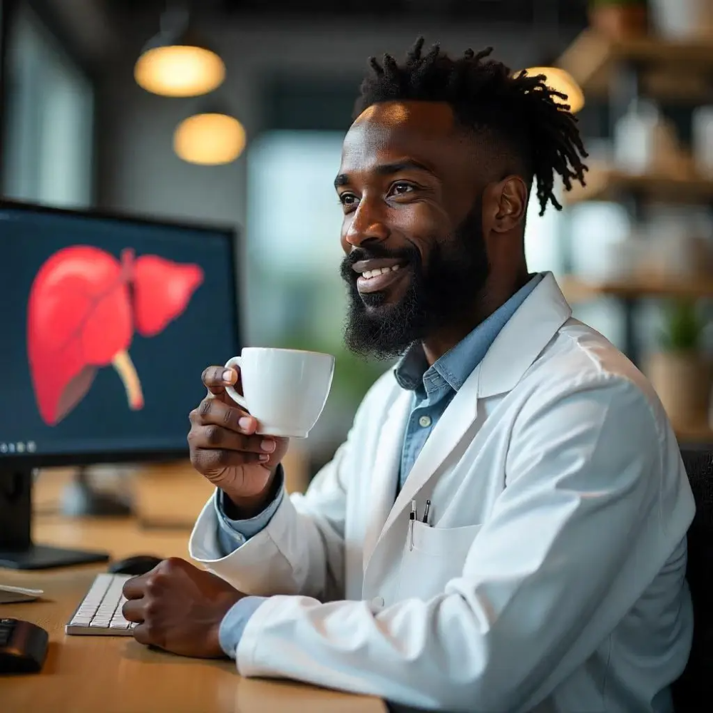 간 건강과 커피