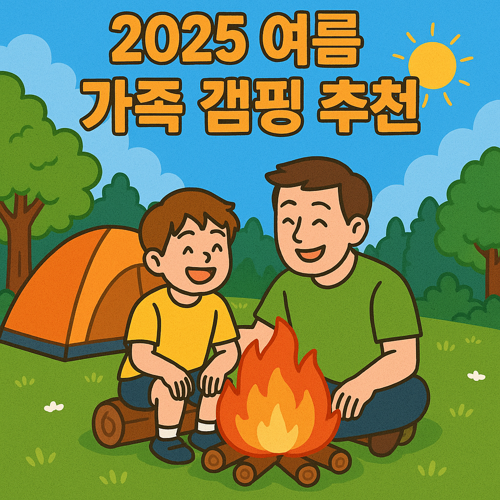 2025년 여름휴가, 아이와 함께 떠나는 가족 캠핑 명소 추천