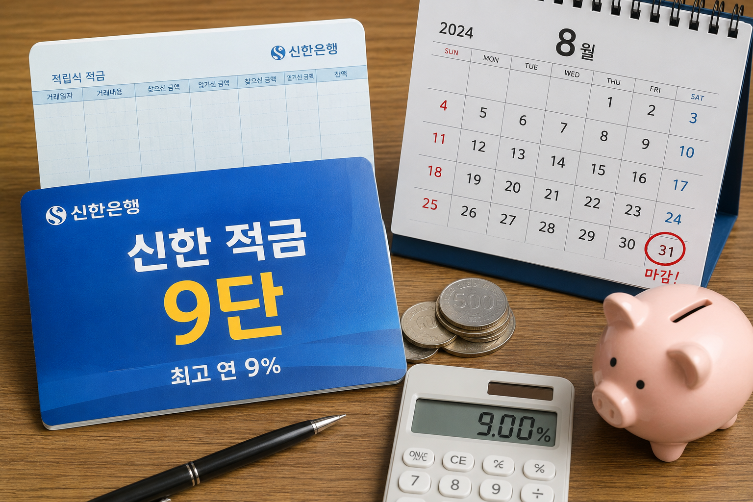 신한 적금 9단