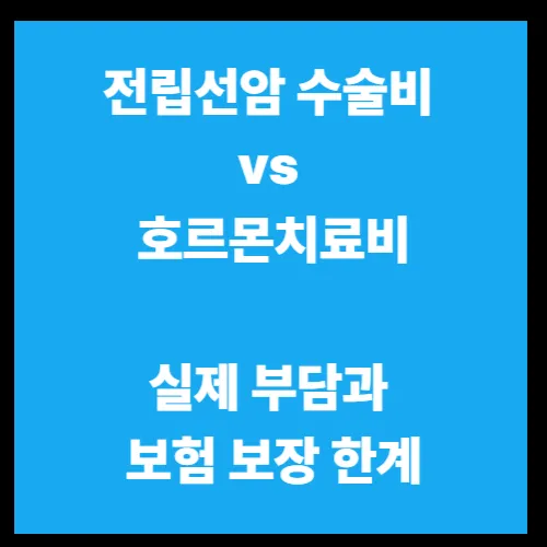 “전립선암 수술·호르몬치료·중입자치료까지, 치료비 보장받는 보험 핵심정리”