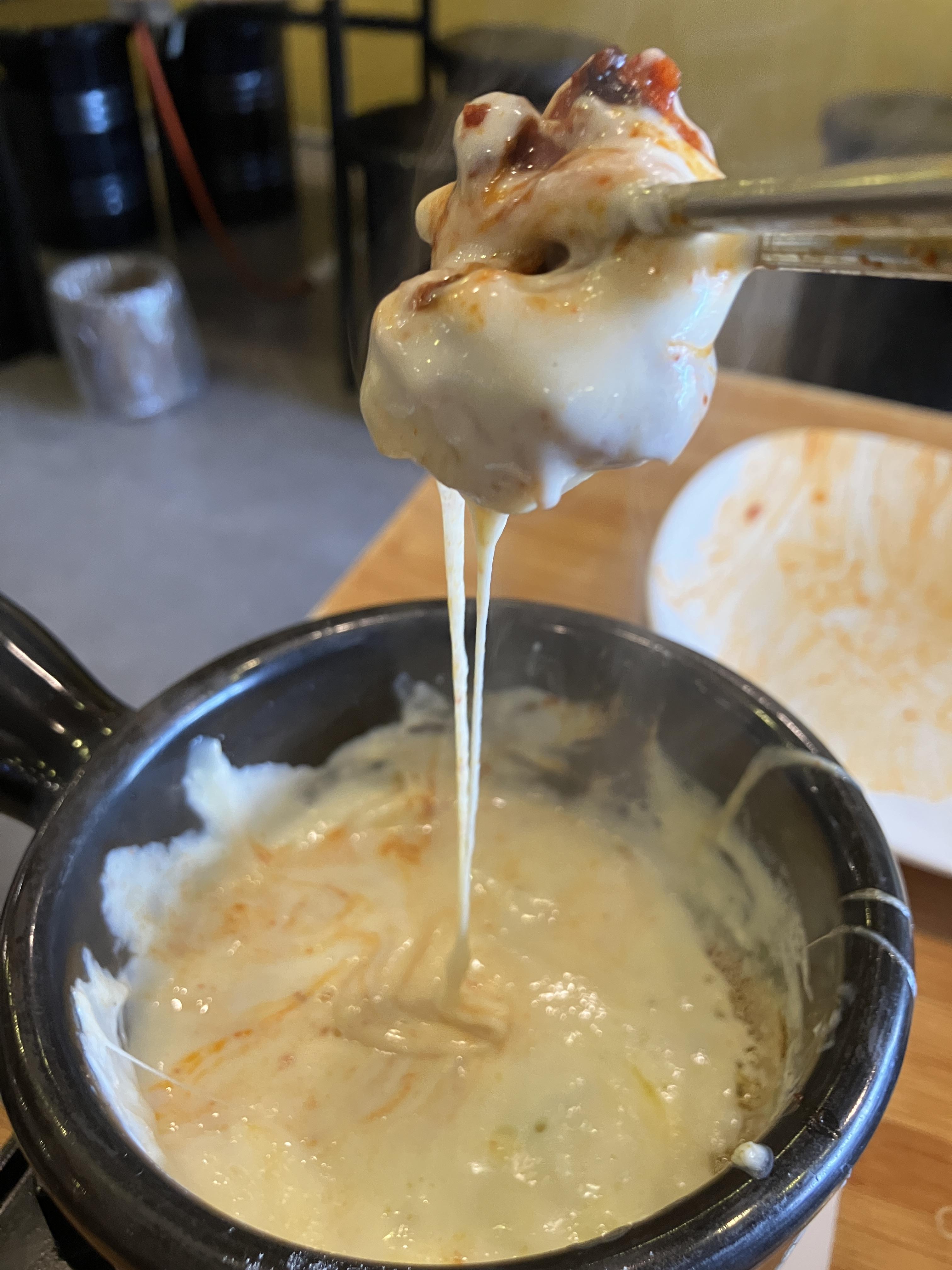 철판닭갈비 치즈퐁듀