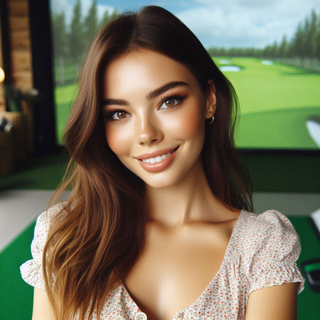 스크린골프장 배경