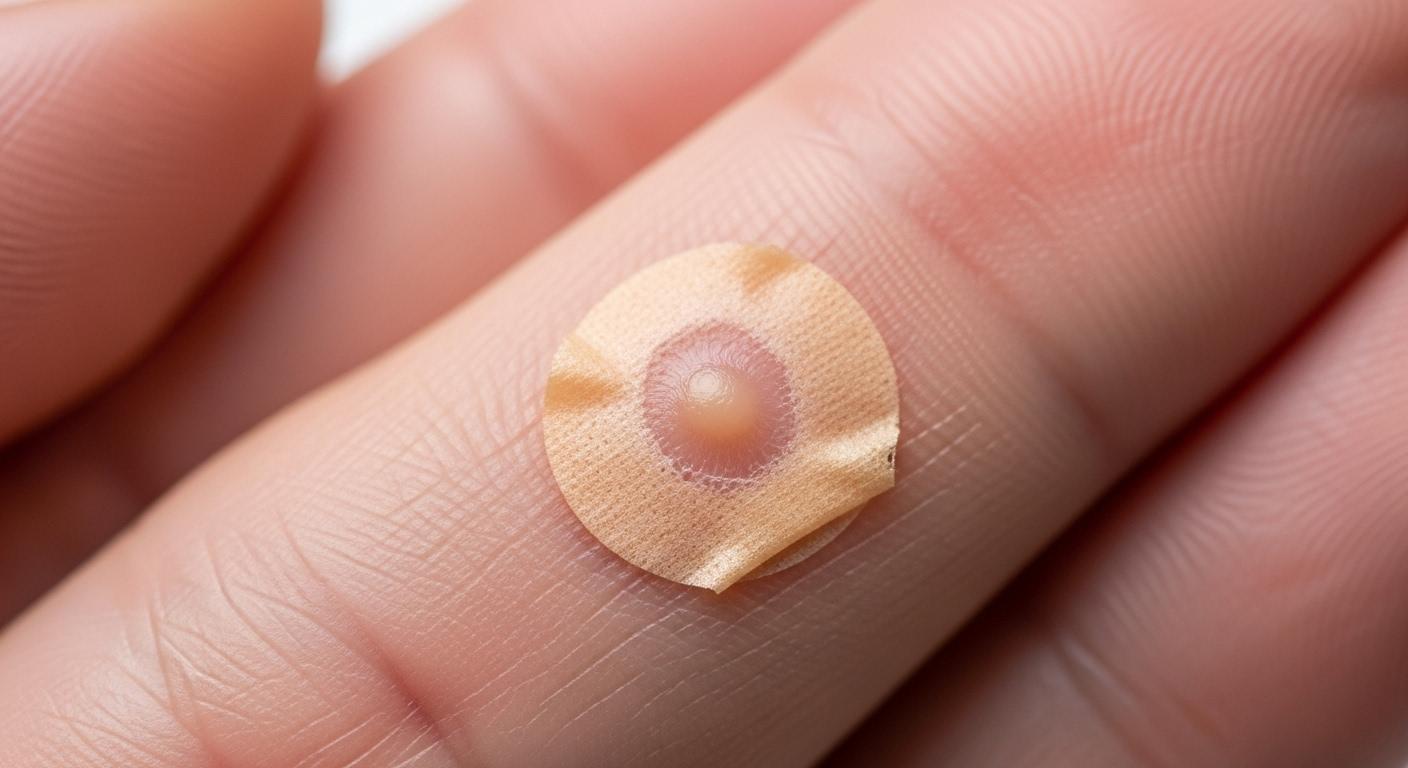 검버섯 제거 후 재생테이프