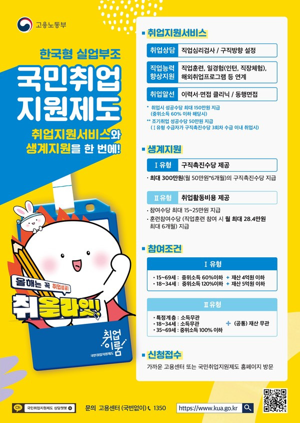 국민취업지원제도 신청하기