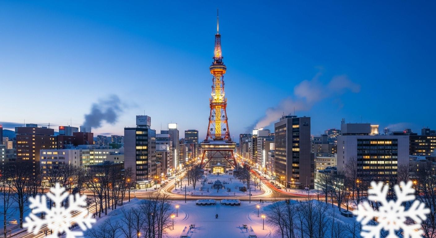 겨울 삿포로 여행 시기