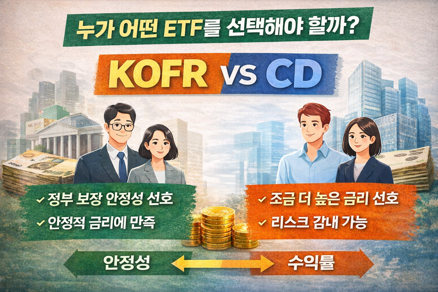 누가 어떤 ETF를 선택해야 할까