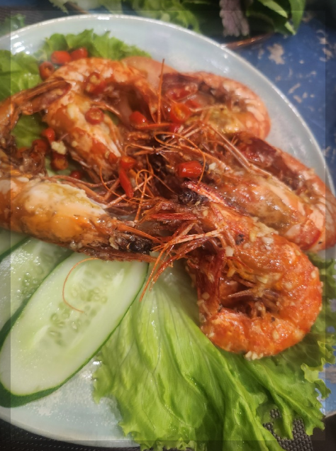 갈릭 새우