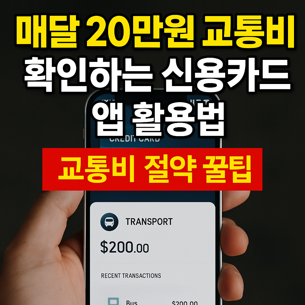 교통비 신용카드