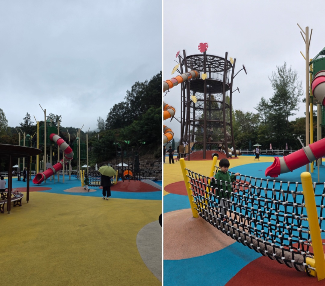 '김천 추풍령 테마파크' - 5살 아이와 함께한 놀이터 & 트릭아트