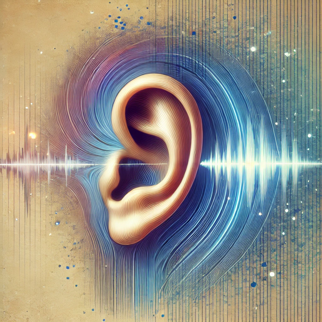 귀에서 삐 소리가 나는 사진