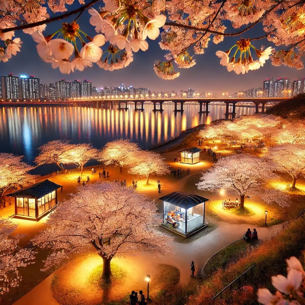 서울 야경과 함께하는 밤 벚꽃 명소 7곳