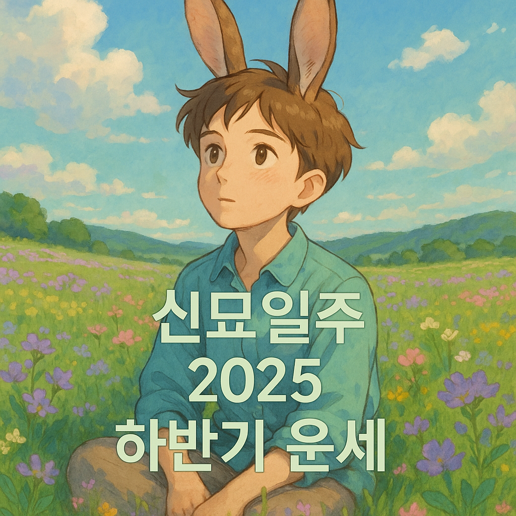 2025년 신묘일주 월별 운세 (7월~12월)
