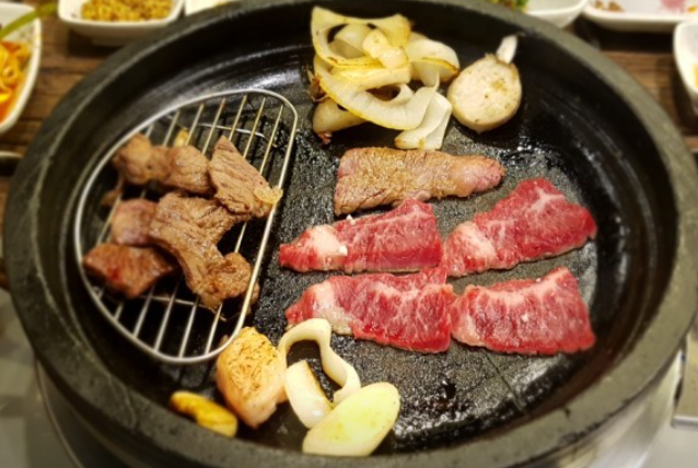 생고기 구이