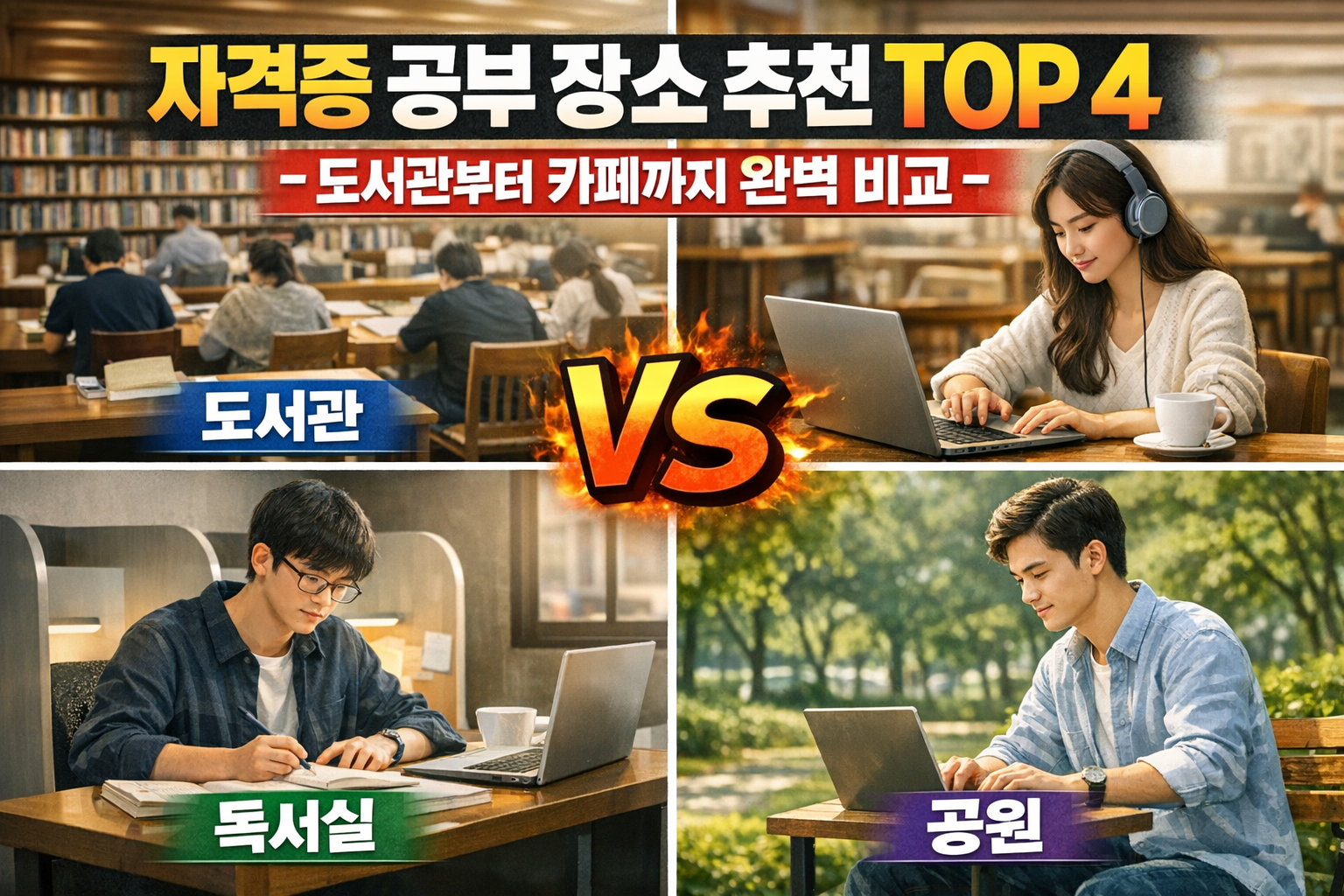 자격증 공부 장소