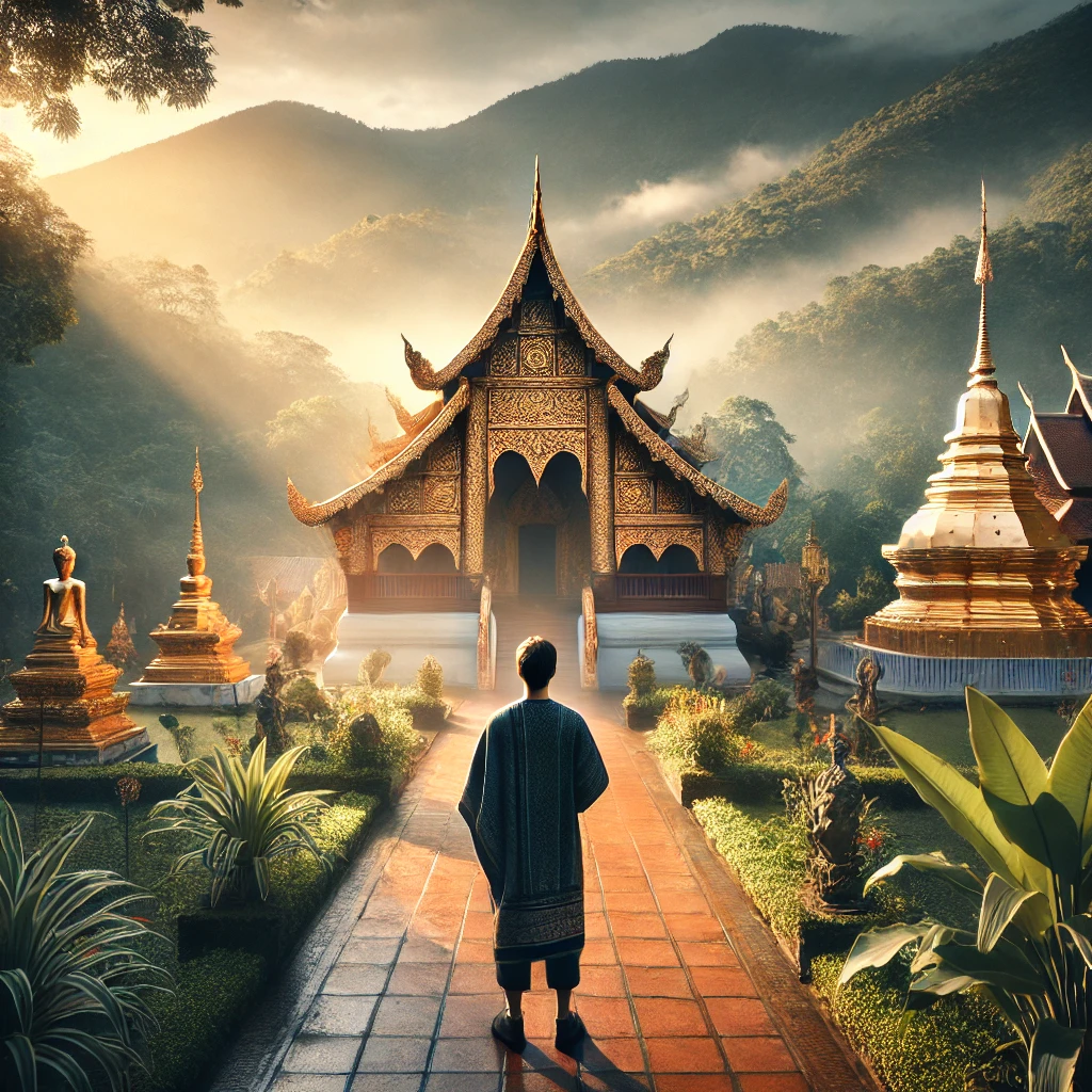 치앙마이의 사원과 자연을 담은 감성적인 여행 사진