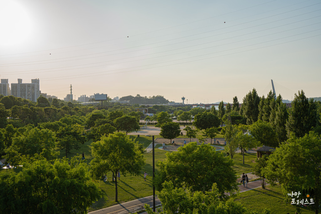 양화 한강공원 풍경 분위기