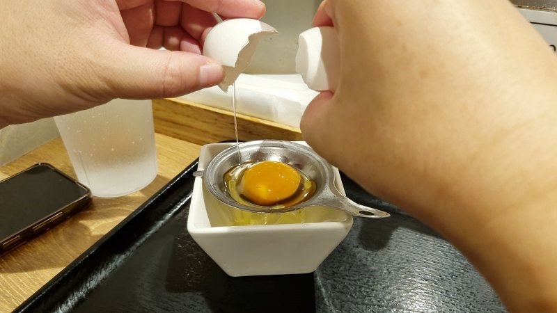 노른자 분리