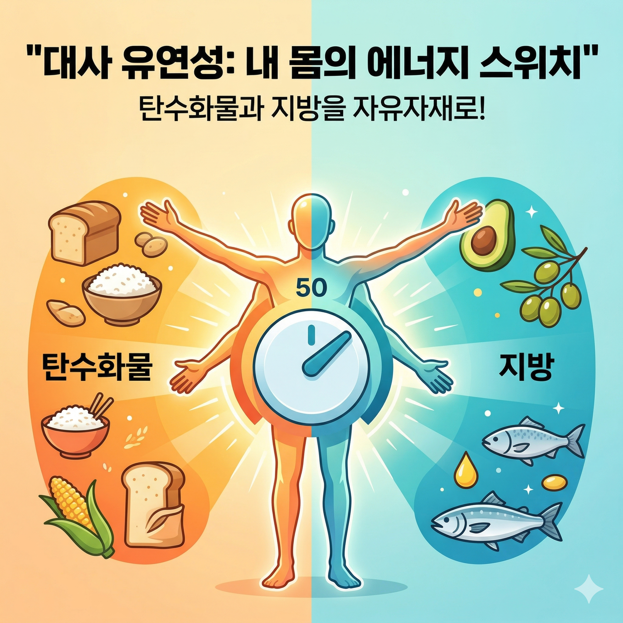 탄수화물과지방대사유연성
