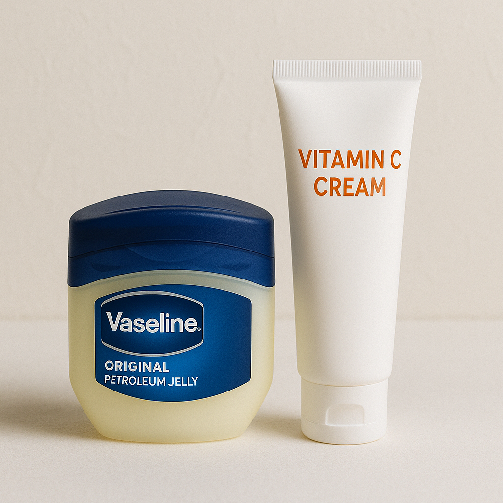 바세린+비타민C 크림:미백 탄력까지 한번에