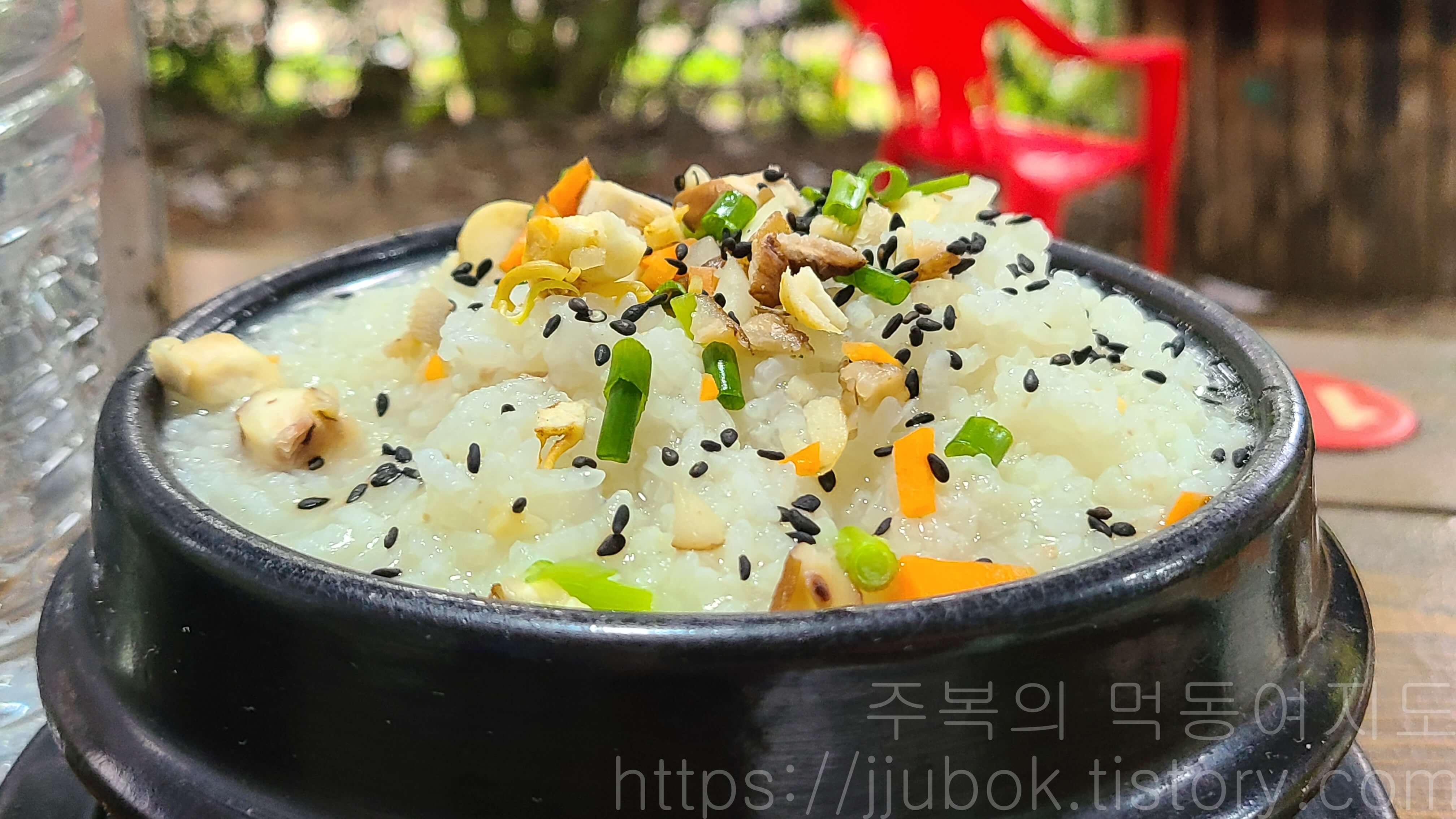 푸른농원-닭백숙-찹쌀밥