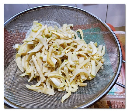 무말랭이 불리기