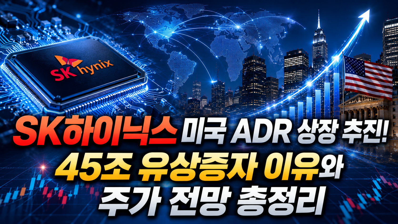 SK하이닉스 미국 ADR 상장 추진! 45조 유상증자 이유와 주가 전망 총정리 관련 사진