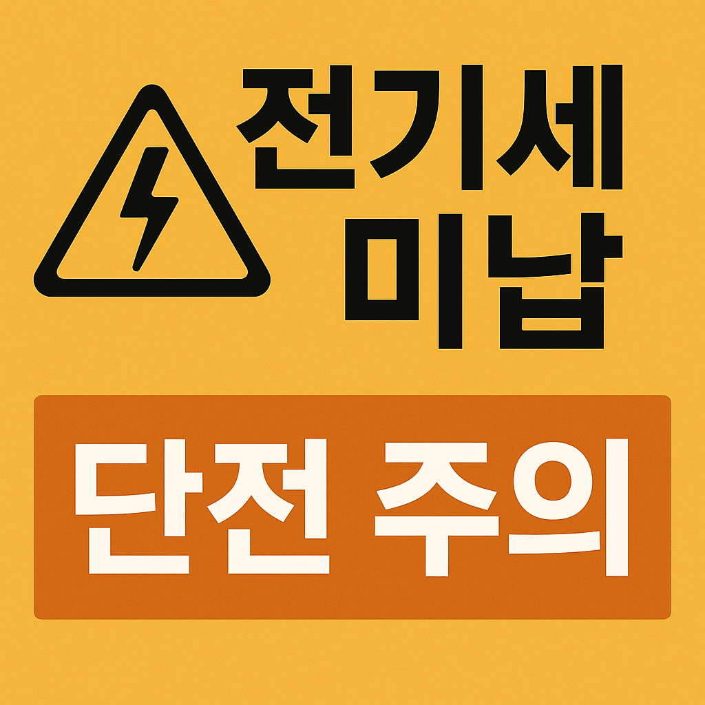 전기세 미납